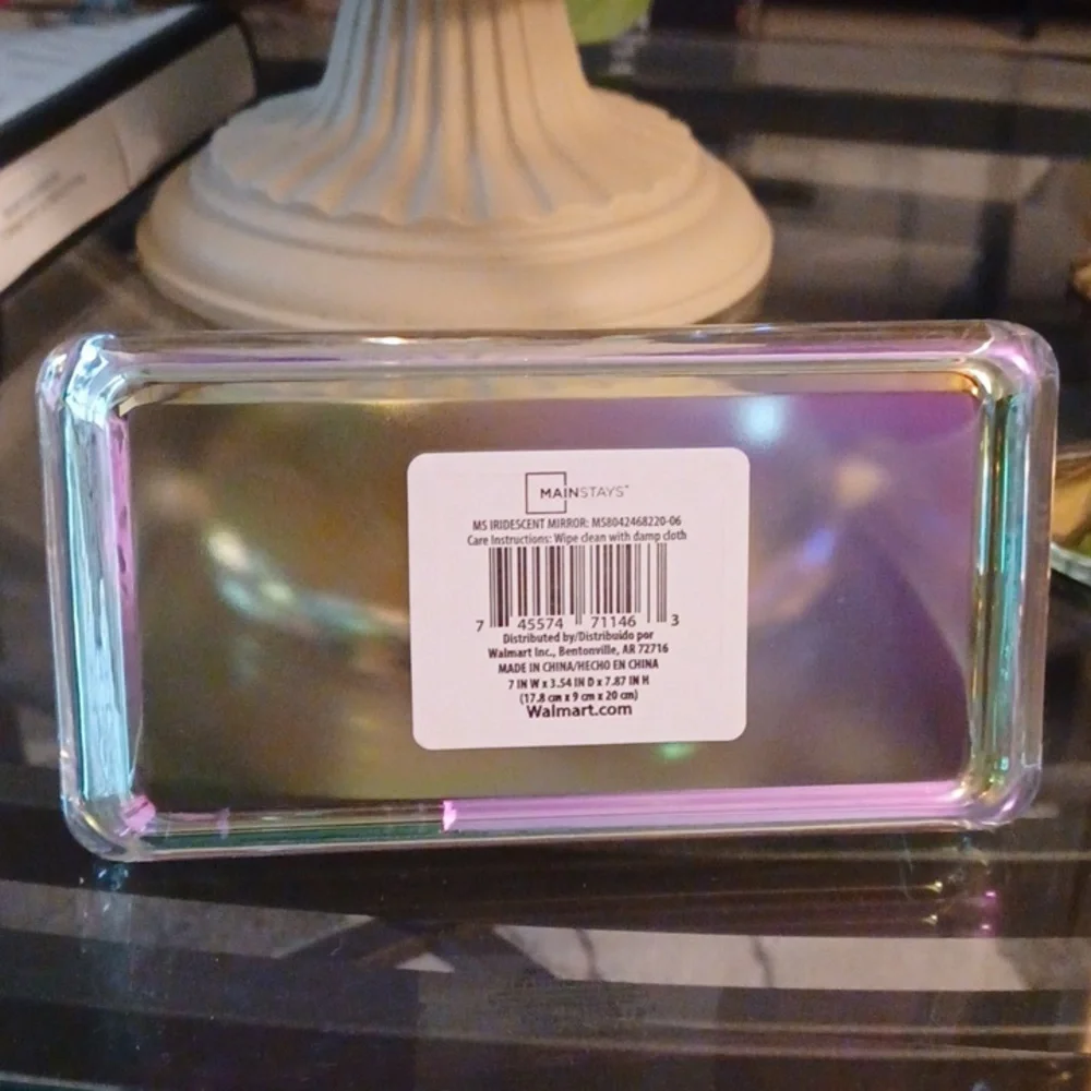 🫦MAINSTAY DOUBLE-SIDED IRIDESCENT VANITY MIRROR